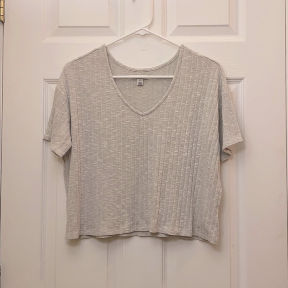 AE knit ribbed top